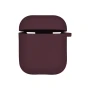 Чохол Silicone Case with microfibra для Airpods 1 / 2, Maroon