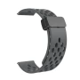 Ремінець Silicone 22mm With Magnetic для Samsung / Amazfit / Huawei, Dark Grey