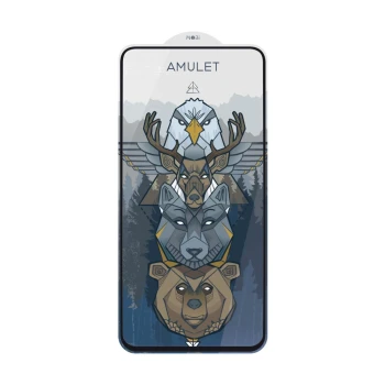 Захисне скло AMULET 2.5D HD Antistatic для Xiaomi Redmi 12 / 13 / Poco M6 4G / Poco M6 Pro 5G, Black