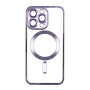 Чохол накладка TPU Metallic Full Camera with Magsafe Apple iPhone 14 Pro silver