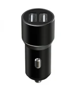 Автомобільний зарядний пристрій XO CC30 Dual USB 2,4A 12W, Black