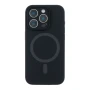 Чехол - накладка Silicone Case Full Camera with Magsafe для iPhone 16 Pro pink