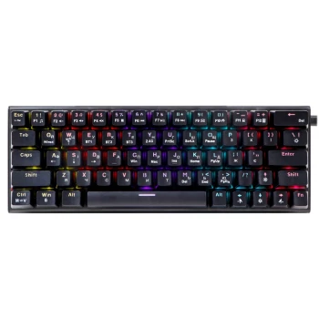 Ігрова Bluetooth Клавіатура TWolf T30 LED Version Blue Switch, Black