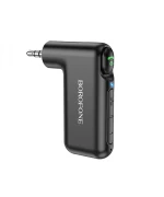 Автомобільний FM-модулятор Borofone BC35 Wideway Mini-Jack 3.5мм 150mAh, Black