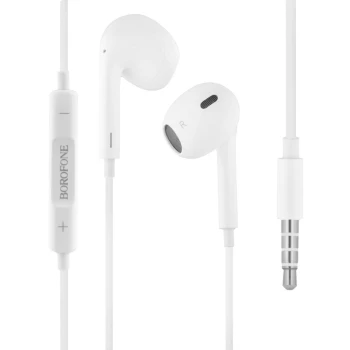 Наушники-гарнитура Borofone BM30 Max 1.2m, White