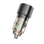 Автомобільний зарядний пристрій Borofone BZ20A Smart 83W dual port PD65W QC3.0, Black