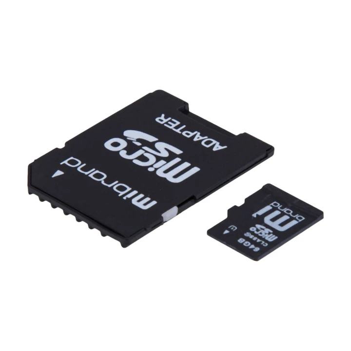 Карта Памяти Mibrand MicroSDXC 64gb UHS-1 10 Class + адаптер, Black