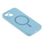 Чехол - накладка Silicone Case Full Camera with Magsafe для iPhone 15 antique white