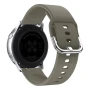 Ремінець Silicone 22mm Original Button для Samsung / Amazfit / Huawei, Olive Green