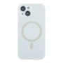 Чехол - накладка Silicone Case Full Camera with Magsafe для iPhone 15 antique white