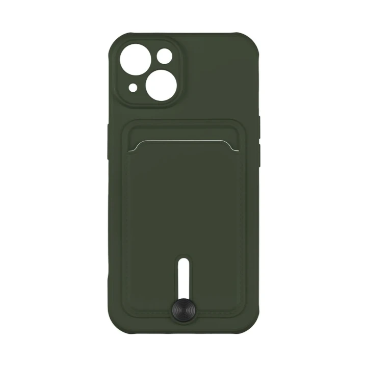Чехол накладка TPU Colorfull Pocket Card для Apple iPhone 13