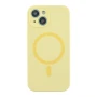 Чехол - накладка Silicone Case Full Camera with Magsafe для iPhone 15 antique white