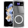 Чехол накладка Clear Case with MagSafe для Samsung Galaxy Flip 4 transparent
