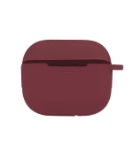 Чехол Silicone Case with hook для Airpods 3, Rose red