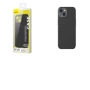 Чехол-накладка Baseus Liquid Silica Gel Case+Glass 0.22mm для Apple iPhone 14 Plus ARYT001401 black