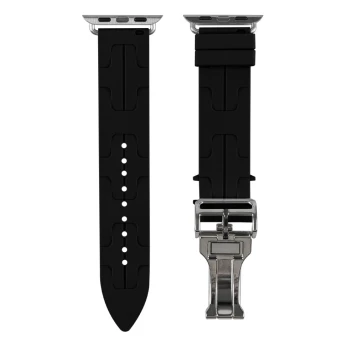 Ремінець Silicone Hermes для Watch 38 / 40 / 41 mm, Black