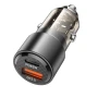 Автомобільний зарядний пристрій Borofone BZ20A Smart 83W dual port PD65W QC3.0, Black