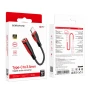 Перехідник Borofone BV17 Type-C Digital to 3.5 Audio converter 12см, Black