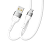 USB Data-кабель Ridea RC-XS51 X-Silicone 3A MicroUSB 1.2m, White
