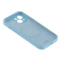 Чехол - накладка Silicone Case Full Camera with Magsafe для iPhone 15 antique white