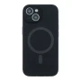 Чехол - накладка Silicone Case Full Camera with Magsafe для iPhone 15 antique white