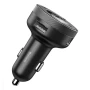 FM-трансмітер модулятор + автомобільний зарядний пристрій Baseus Enjoy Car Wireless CCLH USB 2.4А, Black