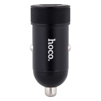 Автомобільний зарядний пристрій Hoco Z32B Speed UP USB QC3.0 Type-C PD 20W, Black