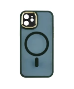 Чехол накладка TPU + PC + Metal Calais with MagSafe для iPhone 12