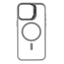 Чехол накладка TPU + PC + Metal Stand Case with MagSafe and Camera Lenses для iPhone 15 Pro Max green