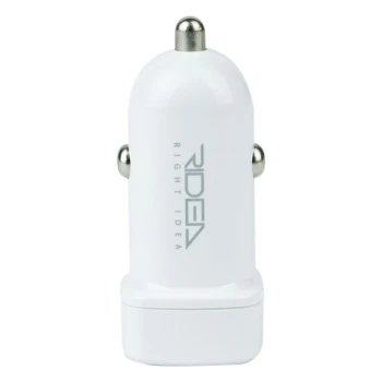 Автомобільний зарядний пристрій Ridea RCC-21012 Grand USB 2.4A, White
