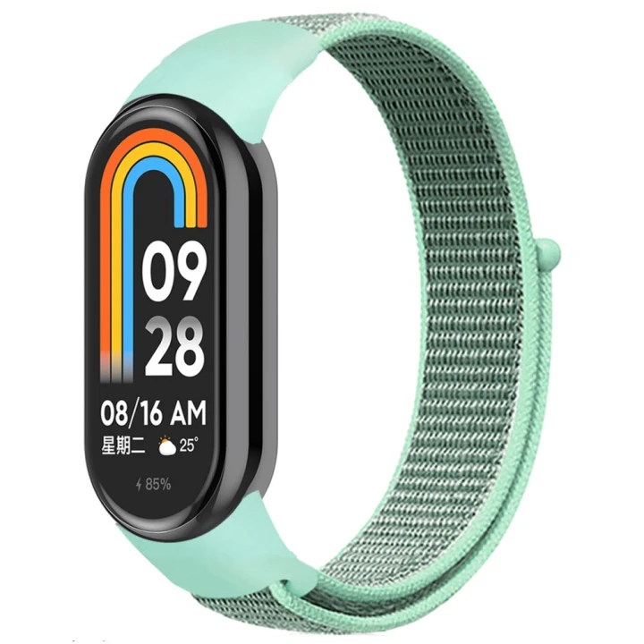 Ремінець Nylon для Xiaomi Mi Band 8, Turquoise
