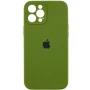 Чехол накладка Silicone Case Full Camera with Frame для Apple iPhone 14 Pro Max