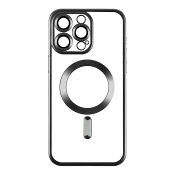Чохол-накладка TPU Metallic Chrome Full Camera with Magsafe для Iphone 13 Pro Max