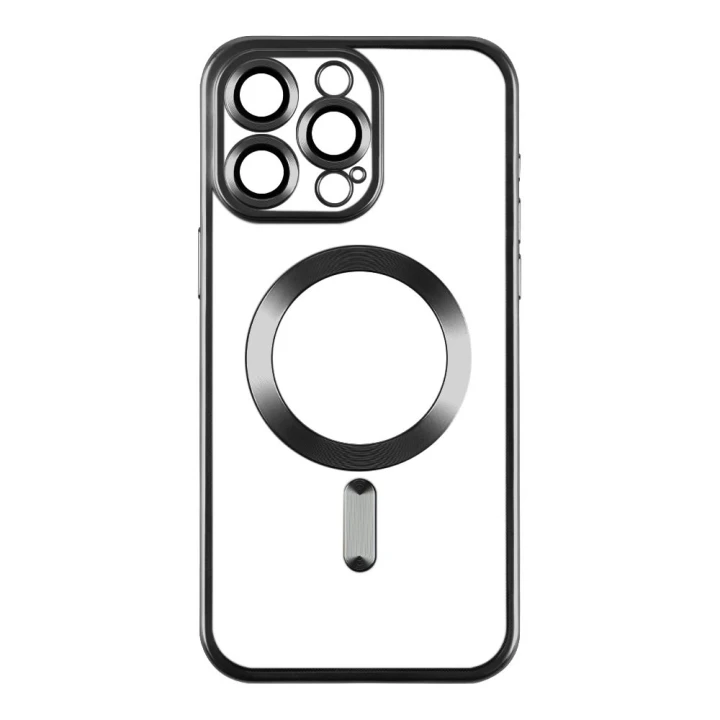 Чохол-накладка TPU Metallic Chrome Full Camera with Magsafe для Iphone 13 Pro Max