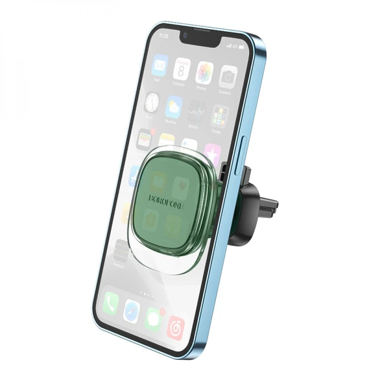 Автомобильный держатель Borofone BH82 Clear magnetic, Green