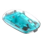 Компьютерная беспроводная мышка XO M12 Bluetooth и USB Адаптер 2.4G, Blue