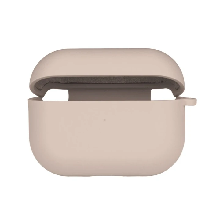 Чохол Silicone Case with microfibra для Airpods Pro 2, Pink sand