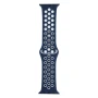 Ремешок Silicone Nike для Apple Watch 38 / 40mm + Protect Case, 12, Dark blue / White