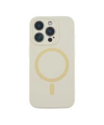 Чехол - накладка Silicone Case Full Camera with Magsafe для iPhone 15 Pro
