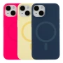 Чохол - накладка Silicone Case with Magsafe для iPhone 14 grey