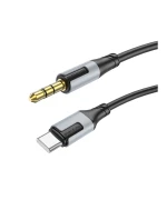 Aux кабель Borofone BL19 Type-C (male) – AUX 3.5мм (male) 1m, Black