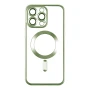 Чехол-накладка TPU Metallic Chrome Full Camera with Magsafe для Iphone 13 Pro Max chrome blue