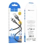 Кабель Hoco X109 Silicone USB to MicroUSB 2.4A 3m, Black