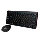 Бездротова Bluetooth клавіатура з мишкою JEQANG JB-322, Black