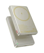 Power Bank Hoco Q26A Joy PD20W быстрая магнитная зарядка 10000mAh, Titan - Gold