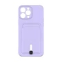 Чехол накладка TPU Colorfull Pocket Card для Apple iPhone 13 Pro Max dark blue