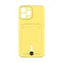 Чехол накладка TPU Colorfull Pocket Card для Apple iPhone 13 Pro Max dark blue