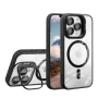 Чехол накладка TPU + PC + Metal Stand Case with MagSafe and Camera Lenses для iPhone 14 purple