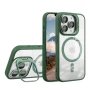Чехол накладка TPU + PC + Metal Stand Case with MagSafe and Camera Lenses для iPhone 14 purple
