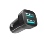 Автомобильное зарядное устройство Ridea RCC-21012 Grand 2USB 2.4 A, Black